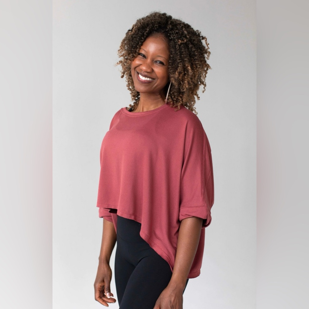 Savvi Hollie Top in cinnamon - Picture 5 of 15